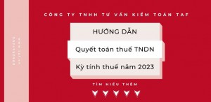 Hướng dẫn khai quyết toán thuế TNDN