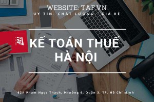 Dịch vụ kế toán thuế Hà Nội