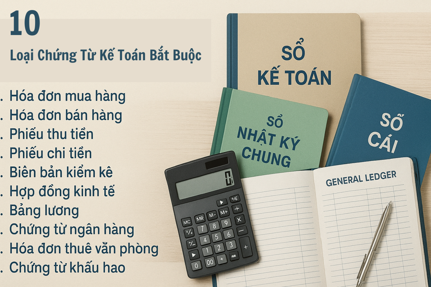 10 Loại Chứng Từ Kế Toán Bắt Buộc