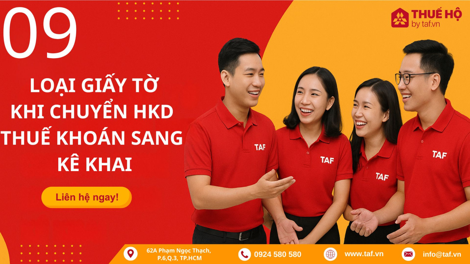09 Loại Giấy Tờ Khi Chuyển HKD Thuế Khoán Sang Kê Khai (Chi Tiết)