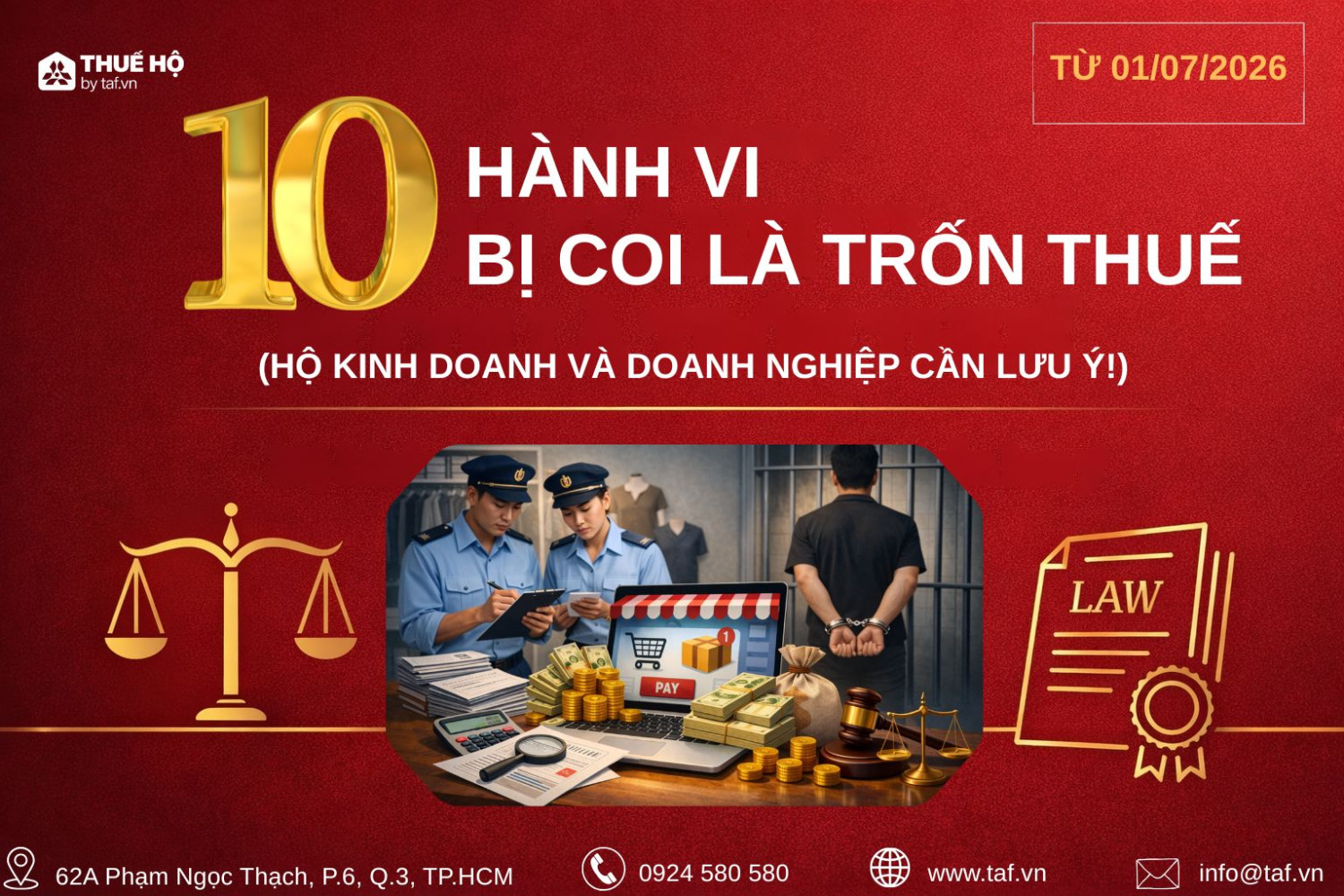 10 Hành Vi Trốn Thuế Mà Hộ Kinh Doanh & Doanh Nghiệp Cần Lưu ý!