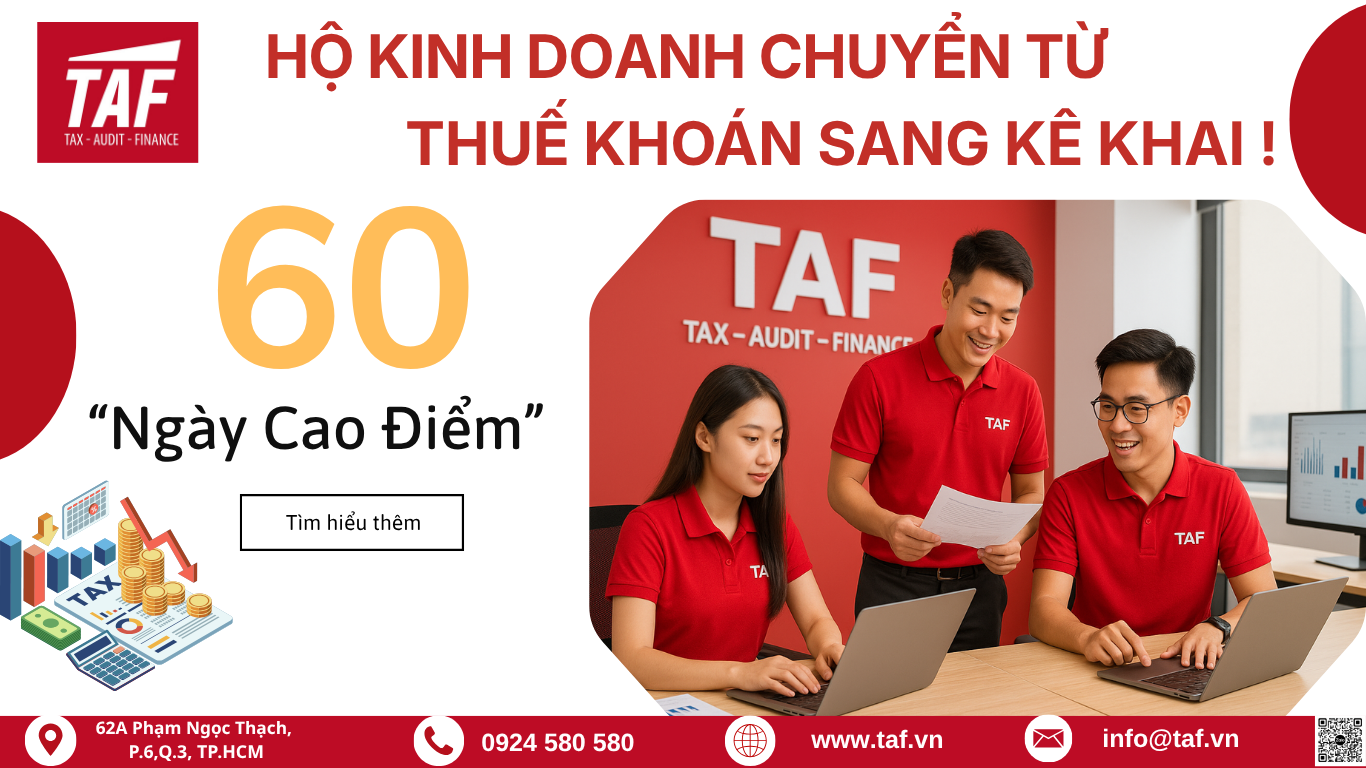 60 Ngày Cao Điểm: Hộ Kinh Doanh Chuyển Từ Thuế Khoán Sang Kê Khai