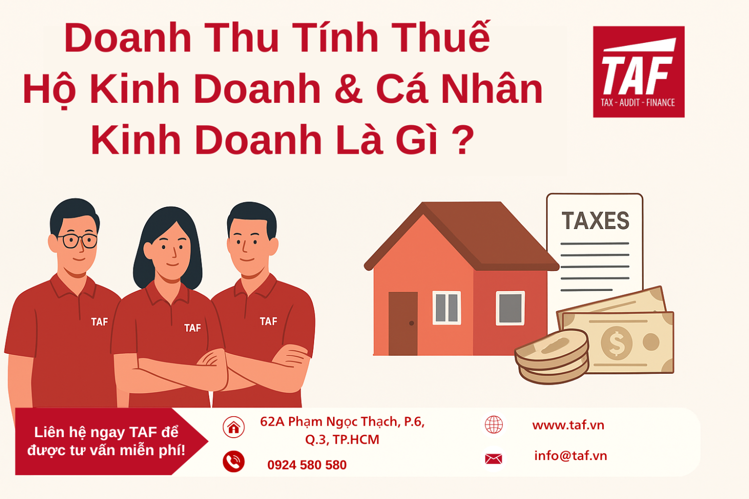 Doanh Thu Tính Thuế Hộ Kinh Doanh & Cá Nhân Kinh Doanh Là Gì