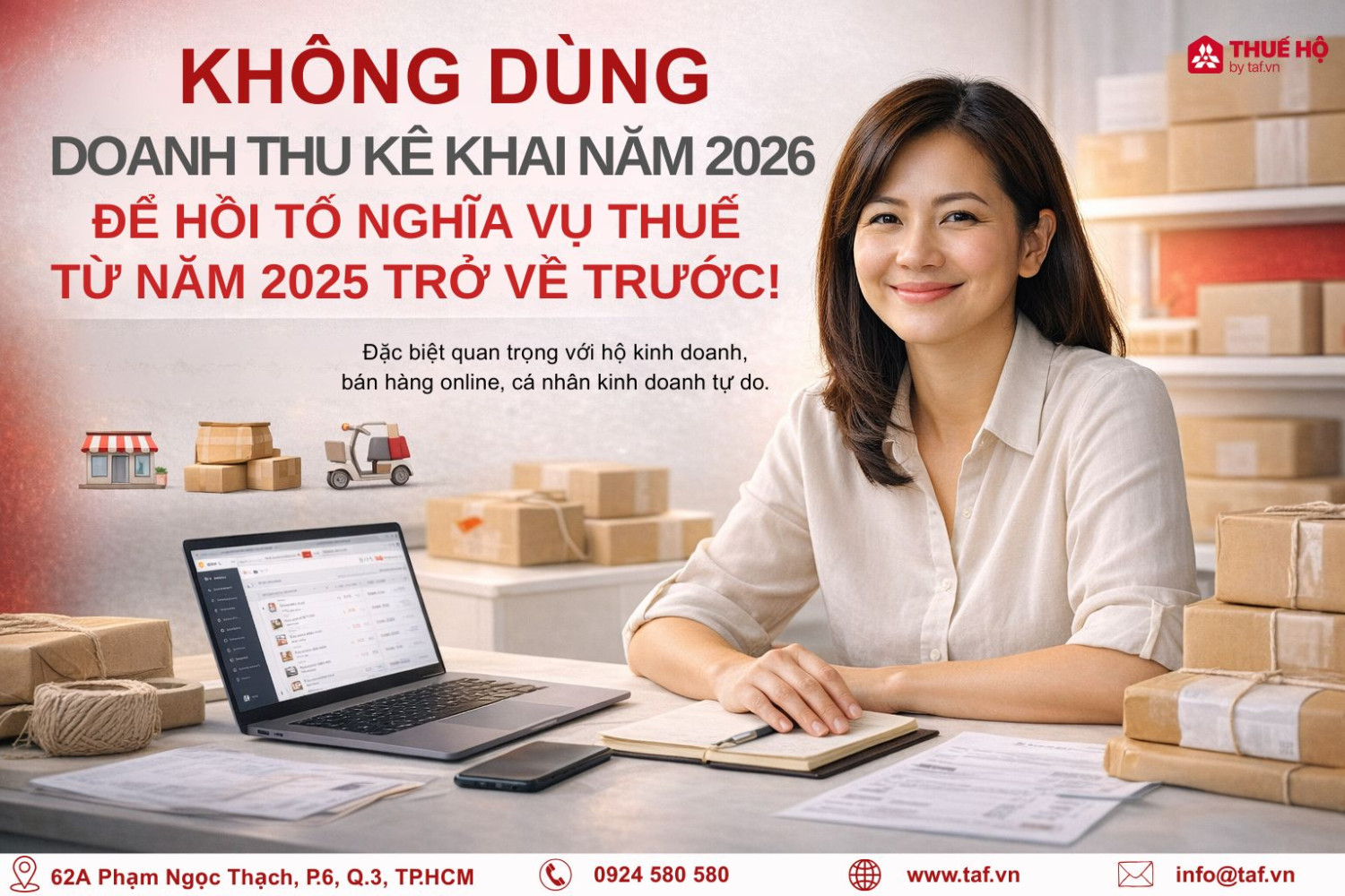 Hộ Kinh Doanh 2026: Không Truy Thu Thuế Các Năm Trước