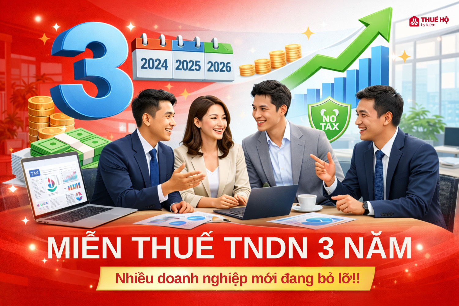 Miễn thuế TNDN 3 Năm